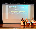 The distinguished guests on the panel