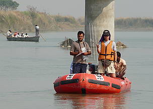 Gharial monitoring / ©: WWF-India / ©: WWF-India