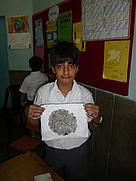 Proud schoolboy holding his first recycled sheet of paper / ©: Jan Ertmann/WWF-India / ©: Jan Ertmann/WWF-India